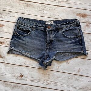 💜FREE PEOPLE cutoff Jean shorts